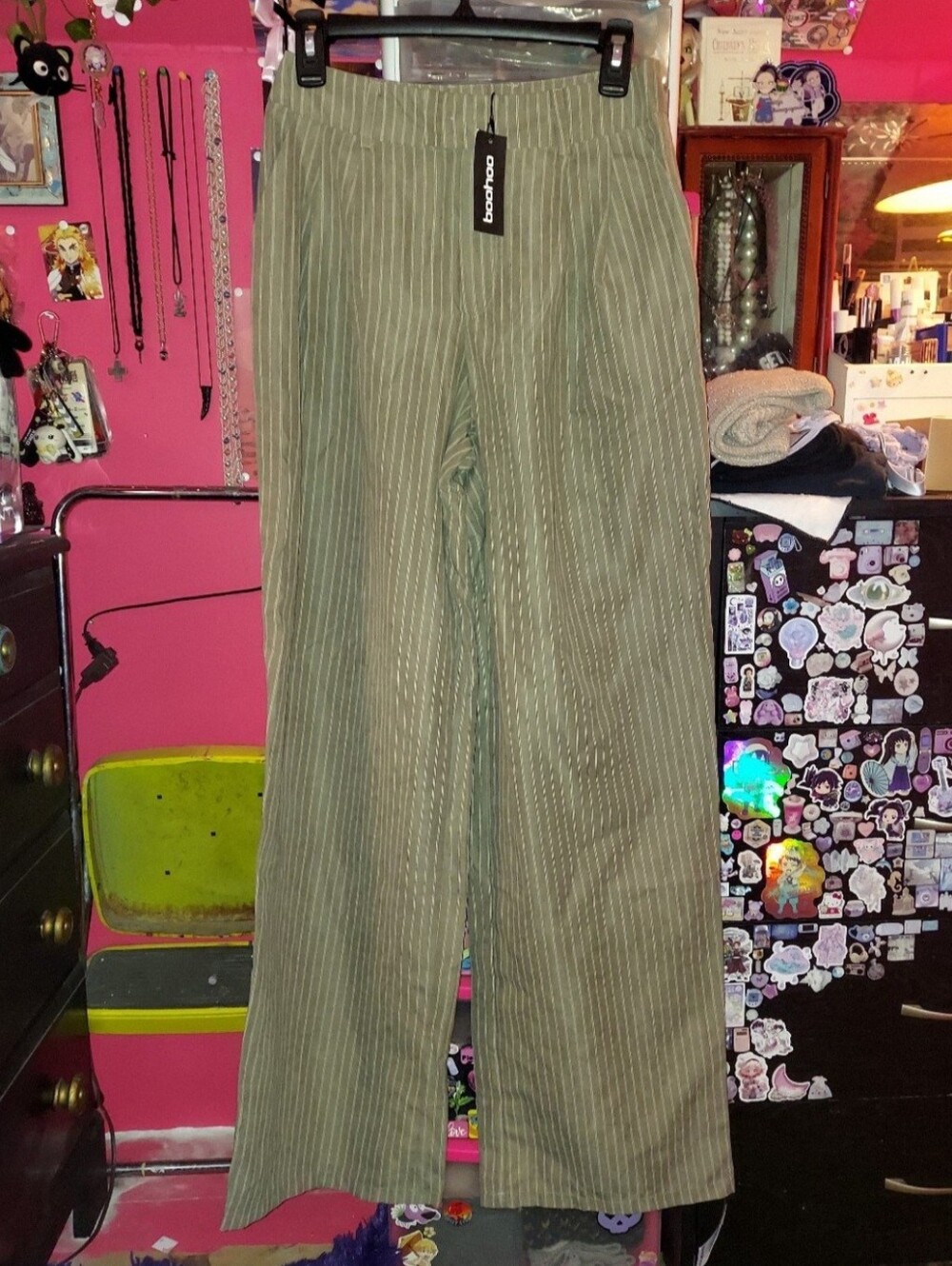 Nwt boohoo pinstripe dress pants